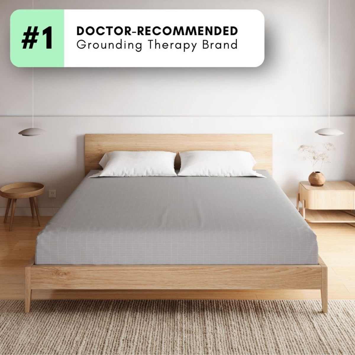 Grounded Energy Fitted Sheet