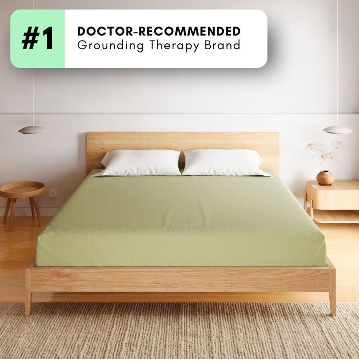 Grounded Energy Fitted Sheet
