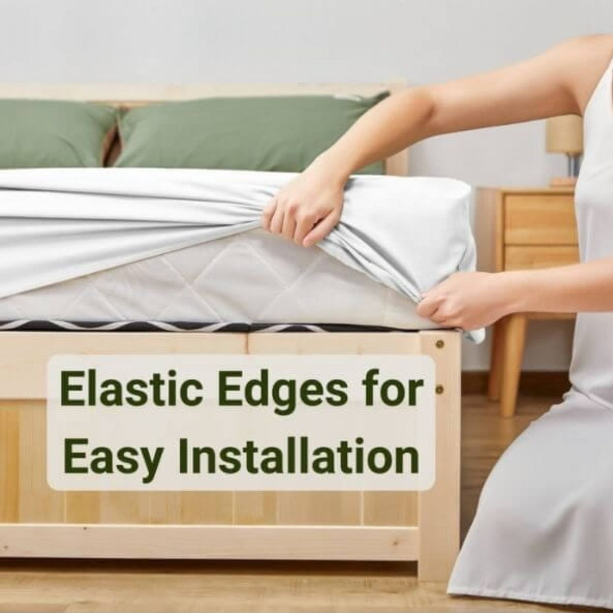 Grounded Energy Fitted Sheet